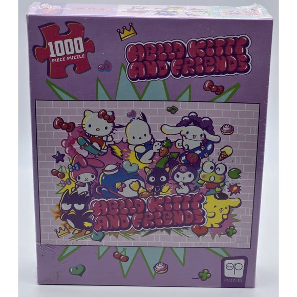 OP Games Other - Sanrio Hello Kitty & Friends Tokyo Skate 1000 Piece Jigsaw Puzzle Collectible